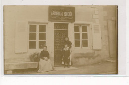 CARTE PHOTO A LOCALISER : A. Rousseau, Boucherie - Tres Bon Etat - Photos