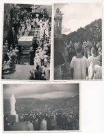 CARTE PHOTO A LOCALISER : Procession Religieuse, 3 Photos Format CPA - Tres Bon Etat - Photos