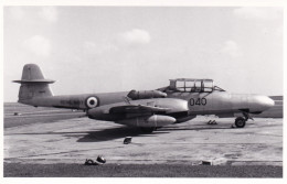 Photo Originale - Airplane - Plane - Aviation - Militaria - Avion  De Chasse Gloster Meteor - Luchtvaart