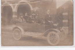 FOURMIES : Carte Photo De La Classe 1921 En Automobile - état - Fourmies