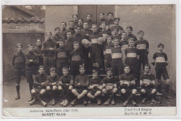 BOURG EN BRESSE : Equipe De Rugby De L'institution Saint Pierre En 1910 - état - Autres & Non Classés