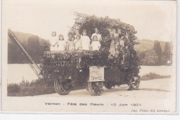 VERNON : Carte Photo De La Fete Des Fleurs 1921 - Très Bon état - Vernon