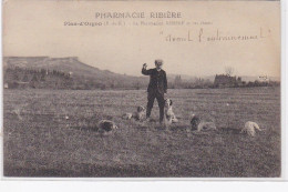 PLAN D'ORGON : Le Pharmacien Ribiere Et Ses Chiens (pharmacie) (chasseur) - Très Bon état - Sonstige & Ohne Zuordnung