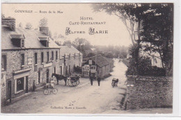 GOUVILLE : Hotel Café Restaurant Alfred Maie - Route De La Mer - Très Bon état - Autres & Non Classés