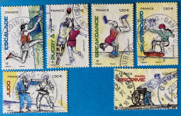 France 2021 : Sport, Couleur Passion N°5499 à 5504 Oblitéré - Used Stamps