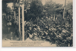 GURAT : Inauguration Du Monument élevé à La Mémoire De Paul Deroulède - Tres Bon Etat - Sonstige & Ohne Zuordnung