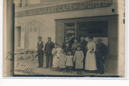 CARTE PHOTO A LOCALISER : Hotel Restaurant Cafe Sports, Epicerie, Desroches - Tres Bon Etat - Photos