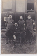 JUVISY : Carte Photo D'un Train Sanitaire Improvisé En Gare (militaire) - Très Bon état - Juvisy-sur-Orge