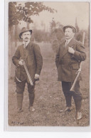 Carte Photo D'une Scène De Chasse En Ariege (photo FAURE à Ax Les Thermes) - état - Autres & Non Classés