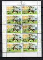 Germany 2014 Football Soccer World Cup Sheetlet With Fist Day Cancellation - 2014 – Brasilien