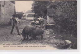 SIVREY , Commune D'Auxou : Le Fermier Et Ses élèves (chasse Au Sanglier)- Très Bon état - Sonstige & Ohne Zuordnung