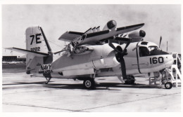 Photo Originale - Airplane - Plane - Aviation - Militaria - Avion Grumman S-2 Tracker - Aviation