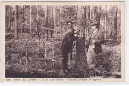 DANS LES LANDES : Chasse à La Palombe - Chasseurs Gorgeant Les Appeaux - état - Sonstige & Ohne Zuordnung