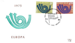 COB - FDC N° 389 - Timbre N° 1669/70 - 1961-1970