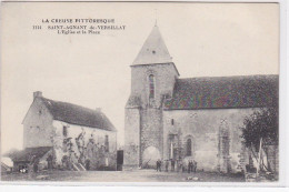 SAINT AGNANT De VERSILLAT : L'église Et La Place (LA CREUSE PITTORESQUE) - Très Bon état - Other & Unclassified