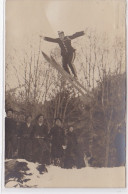 CHAMONIX : Carte Photo De Skieurs (militaires) - Très Bon état - Chamonix-Mont-Blanc