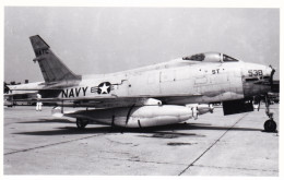 Photo Originale - Airplane - Plane - Aviation - Militaria - Avion Militaire North American FJ-2/-3 Fury - Aviazione