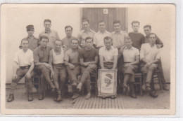 Carte Photo D'un Groupe De Prisonniers Corses Au Camp De SIGMARINGEN En 1941 - Bon état - Other & Unclassified