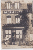 HAMBYE : Carte Photo Du Restaurant PACARY - Bon état (petits Trous) - Other & Unclassified