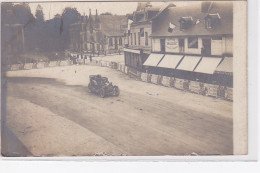 LIEUREY : Carte Photo Du Circuit 1907 (automobile Passant Devant L'épicerie BRASSEUX) - Très Bon état - Otros & Sin Clasificación