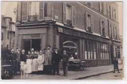 ROMAINVILLE : Carte Photo Du Restaurant PORTIE (place Carnot) - Très Bon état - Romainville