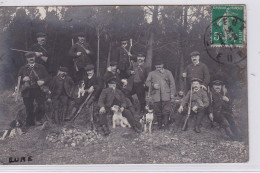 Environs D'Evreux : Carte Photo D'une Scène De Chasse Vers 1910 - Très Bon état - Otros & Sin Clasificación