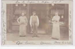 ROUEN : Carte Photo De La Boulangerie Au 132 Rue Saint Sever - Très Bon état - Rouen