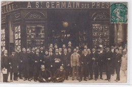 PARIS 6ème : Carte Photo Du Magasin De Mode Et Chaussures "A Saint Germain Des Prés" - Très Bon état - Arrondissement: 06