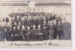 PALIS : Carte Photo Prise Au Congrès Catholique En 1914 - état (un Coin Plié) - Sonstige & Ohne Zuordnung