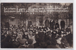 STRASBOURG : Carte Photo Des Assassins LUNTZ Et FRINTZ Après La Condamnation à Mort En 1921 - Très Bon état - Straatsburg