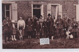 MAINTENON : Photo Format Cpa D'une Scène De Chasse En 1928 (chasse) - Très Bon état - Maintenon