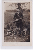 Carte Photo D'un Chasseur (photo FERRAND à BOURG) - Très Bon état - Zonder Classificatie