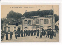 CHAMPIGNELLES : Place Du 4 Septembre, Défilé Des Pompiers - Très Bon état - Sonstige & Ohne Zuordnung