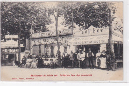 BORDEAUX : Restaurant Au Triple Sec GUILLOT En Face Des Couveuses - Très Bon état - Bordeaux