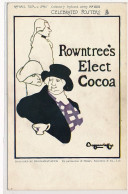 PUBLICITE : Celebrated Posters - Rowntree's Elect Cocoa, Raphael Tuck  Sons - Tres Bon Etat - Reclame