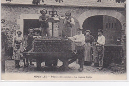 GOUVILLE : La Pilaison (pressoir A Cidre - Pommes) - La Joyeuse équipe - Très Bon état - Andere & Zonder Classificatie