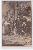 Chateau De VILLOTRAN : Carte Photo D'une Scène De Chasse (chasseurs) - Très Bon état - Altri & Non Classificati