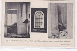 GEVRESIN : Portes Et Fenetres De L'église Enfoncées En Vue De L'inventaire Du 19 Mars 1906 - Très Bon état - Autres & Non Classés