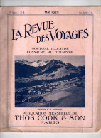 LA REVUE DES VOYAGES . Mai 1923 N° 5 . THOS COOK & SONS PARIS . Tourisme . ADELBODEN ET LE WILSTRUBEL - Turismo