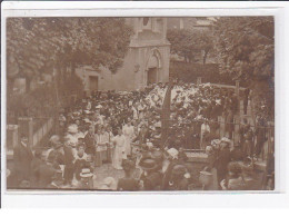 NOGENT SUR MARNE : Carte Photo D'une Procession à La Sortie De L'église En 1909 - Très Bon état - Nogent Sur Marne