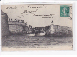 SAINT MARTIN DE RE : Embarquement Des Forçats à La Citadelle (autographe - Bagne - Bagnard RENARD ) - Très Bon état - Saint-Martin-de-Ré