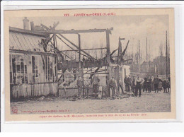 JUVISY SUR ORGE : Inondations De Janvier 1910 - Aspect Des Ateliers De Morisseau Incendiés - Très Bon état - Juvisy-sur-Orge