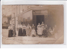 CHARENTON LE PONT : Carte Photo De L'épicerie "aux Produits Maconnais" DURIAUD Et LAPIERRE - état - Charenton Le Pont