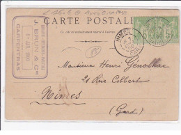CARPENTRAS : Autographe De L'éditeur De Cartes Postales Illustrées BRUN (correspondance Cartophile) - Carpentras