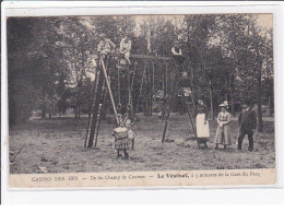 LE VESINET : Casino Des Ibis - Ile Du Chanm De Course (balançoires) - état (traces) - Le Vésinet