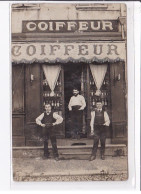 A LOCALISER : Carte Photo D'un Salon De Coiffure (coiffeur) - état - Photos