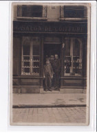 A LOCALISER : Carte Photo D'un Salon De Coiffure (coiffeur) - état - Photos