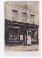 A LOCALISER : Carte Photo D'un Salon De Coiffure (coiffeur - Chapellerie - Parfumerie) - état - Photos