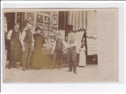 A LOCALISER : Carte Photo D'un Salon De Coiffure (coiffeur) -  Très Bon état - Photos