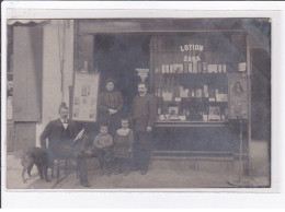 A LOCALISER : Carte Photo D'un Salon De Coiffure (coiffeur) -  Très Bon état - Foto's